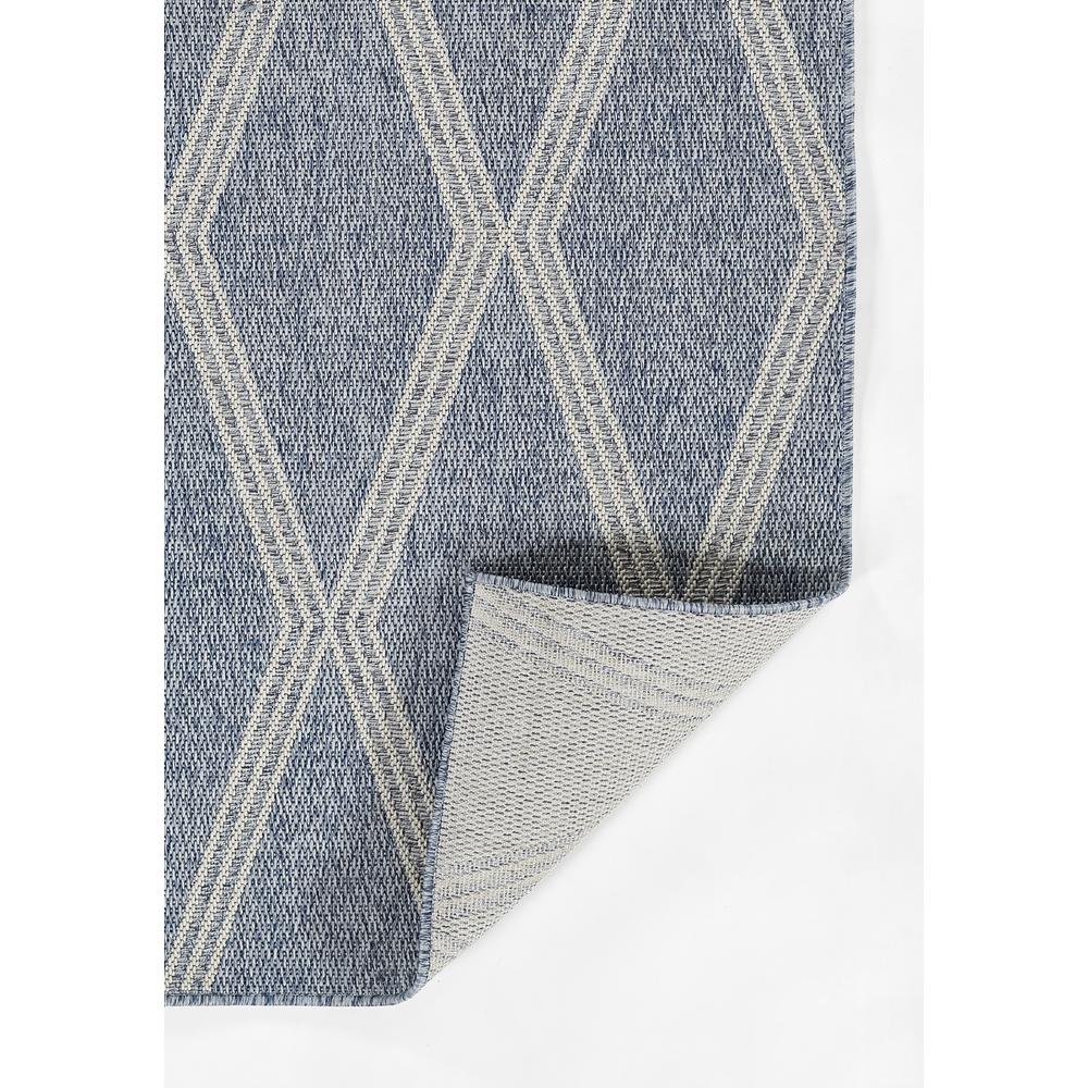 Transitional Rectangle Area Rug, Blue, 5'3" X 7'