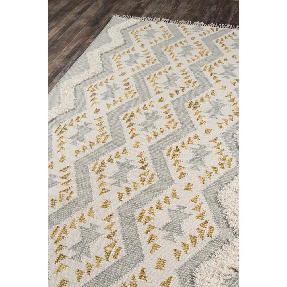 Contemporary Rectangle Area Rug, Grey, 7'6" X 9'6"