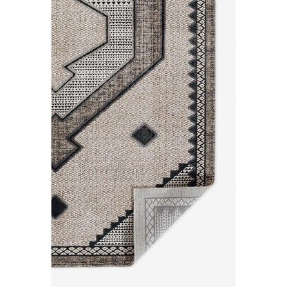 Contemporary Rectangle Area Rug, Ivory, 7'10" X 9'10"