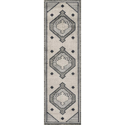 Contemporary Rectangle Area Rug, Ivory, 7'10" X 9'10"