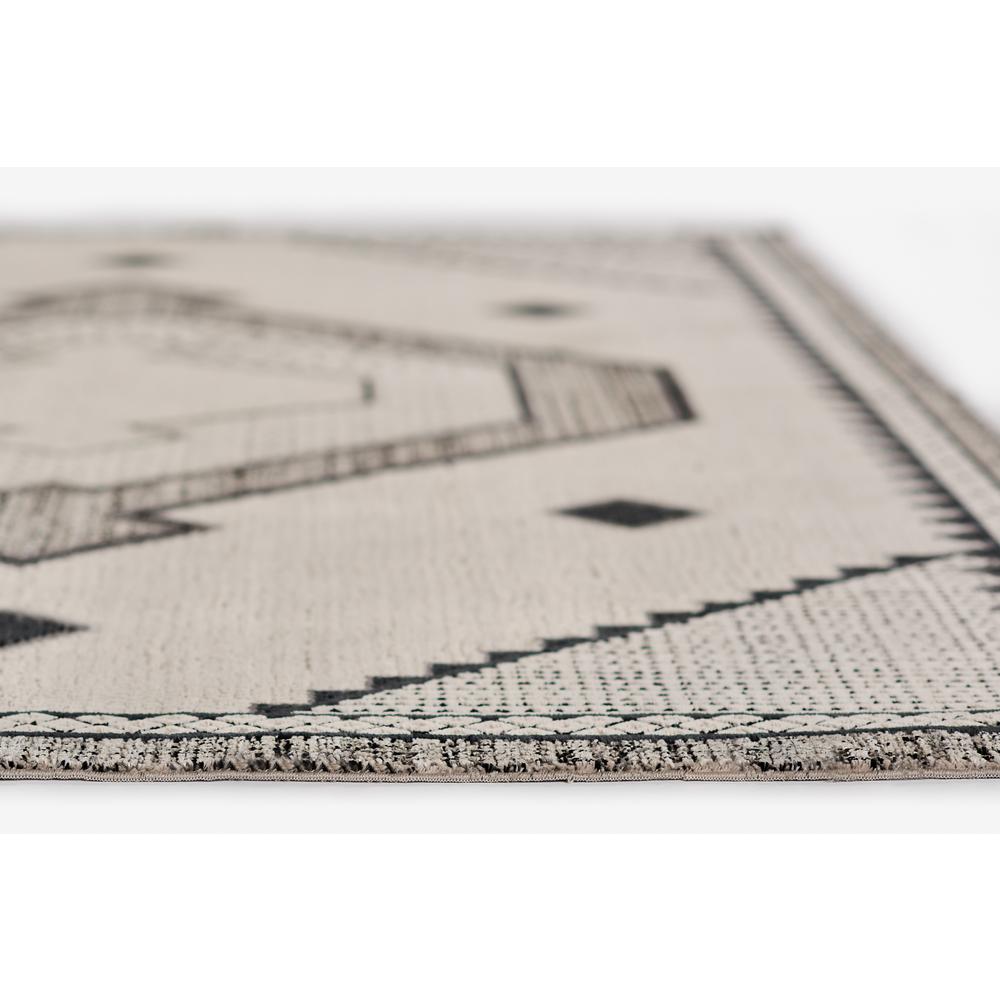 Contemporary Rectangle Area Rug, Ivory, 7'10" X 9'10"