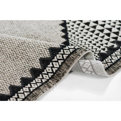 Contemporary Rectangle Area Rug, Ivory, 7'10" X 9'10"