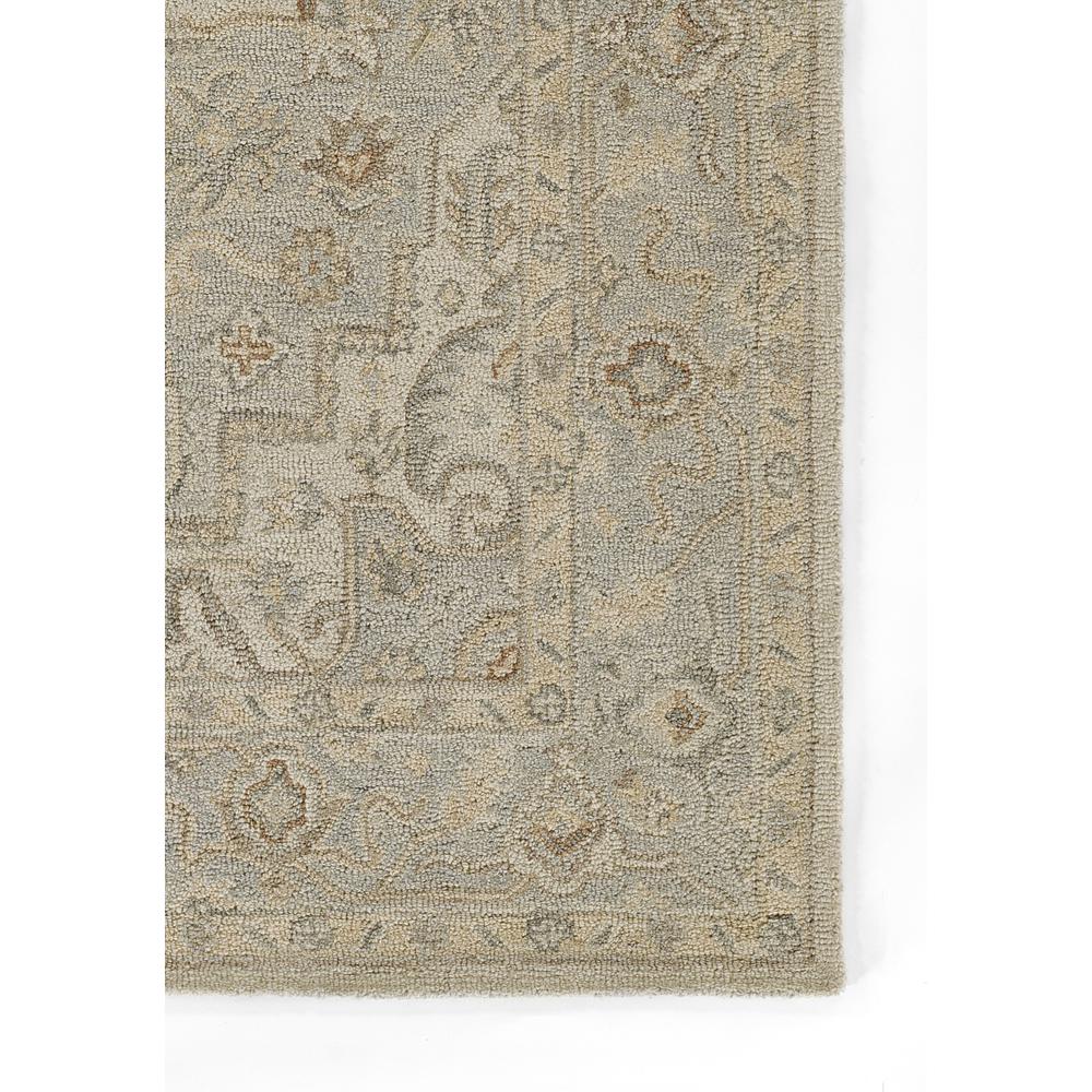 Traditional Rectangle Area Rug, Light Blue, 9' X 12'