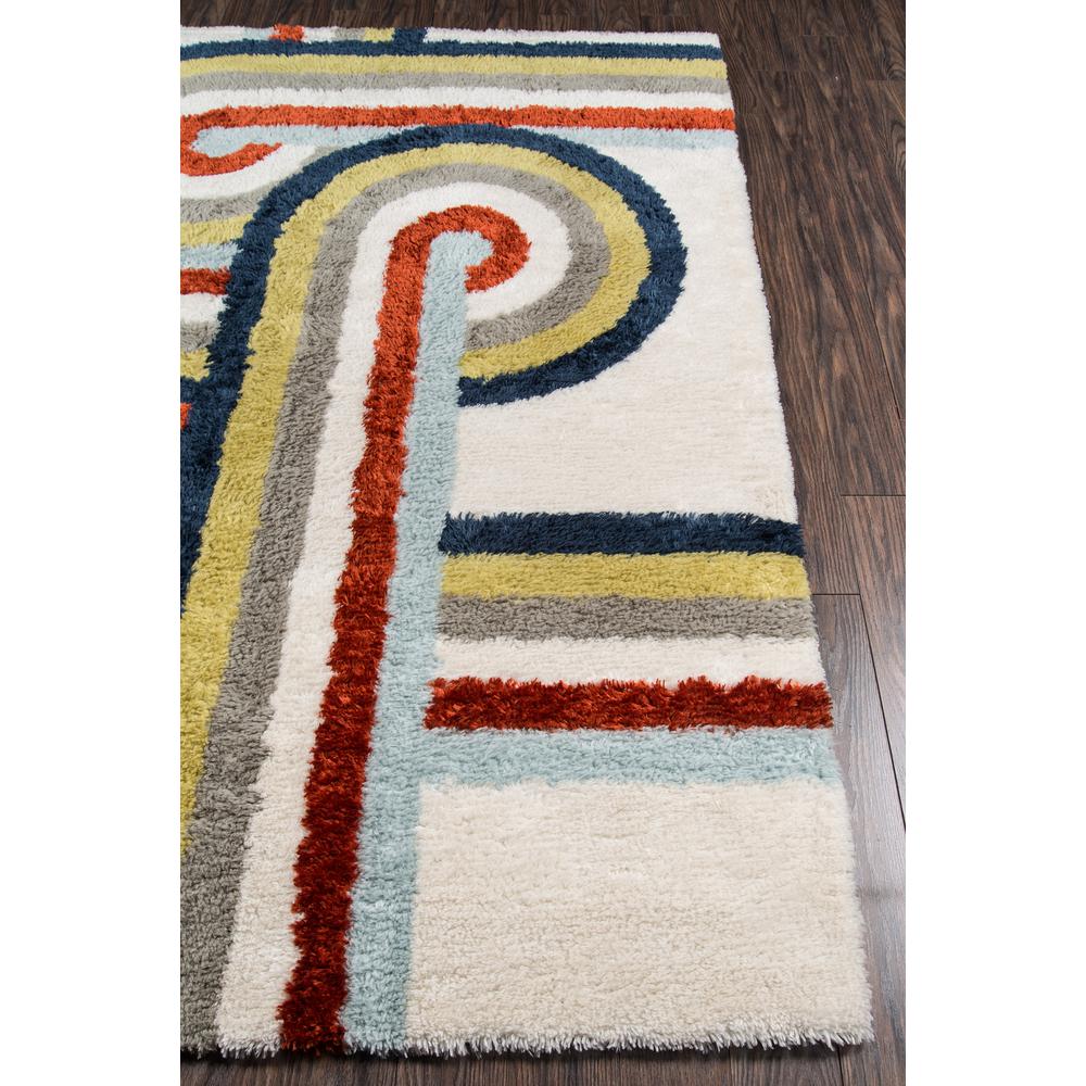 Modern Rectangle Area Rug, Multi, 7'6" X 9'6"
