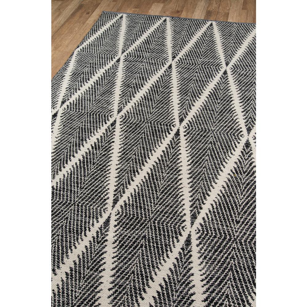 Contemporary Rectangle Area Rug, Black, 7'6" X 9'6"