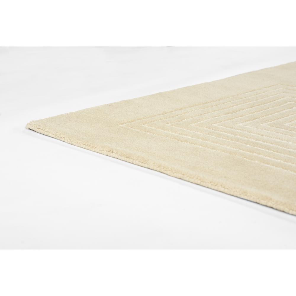 Contemporary Rectangle Area Rug, Beige, 8' X 10'
