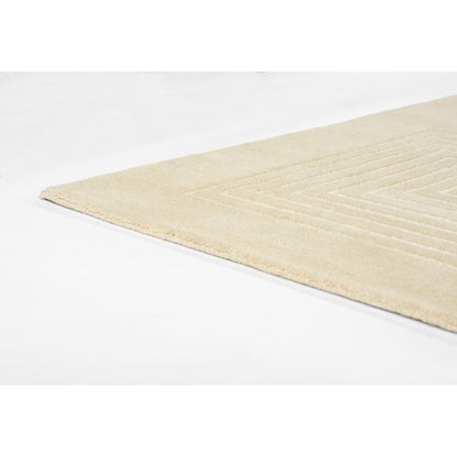 Contemporary Rectangle Area Rug, Beige, 8' X 10'