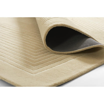 Contemporary Rectangle Area Rug, Beige, 8' X 10'
