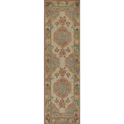 Traditional Rectangle Area Rug, Rose, 7'6" X 9'6"