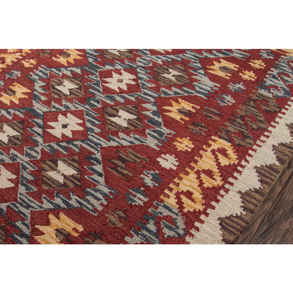 Casual Rectangle Area Rug, Red, 7'6" X 9'6"