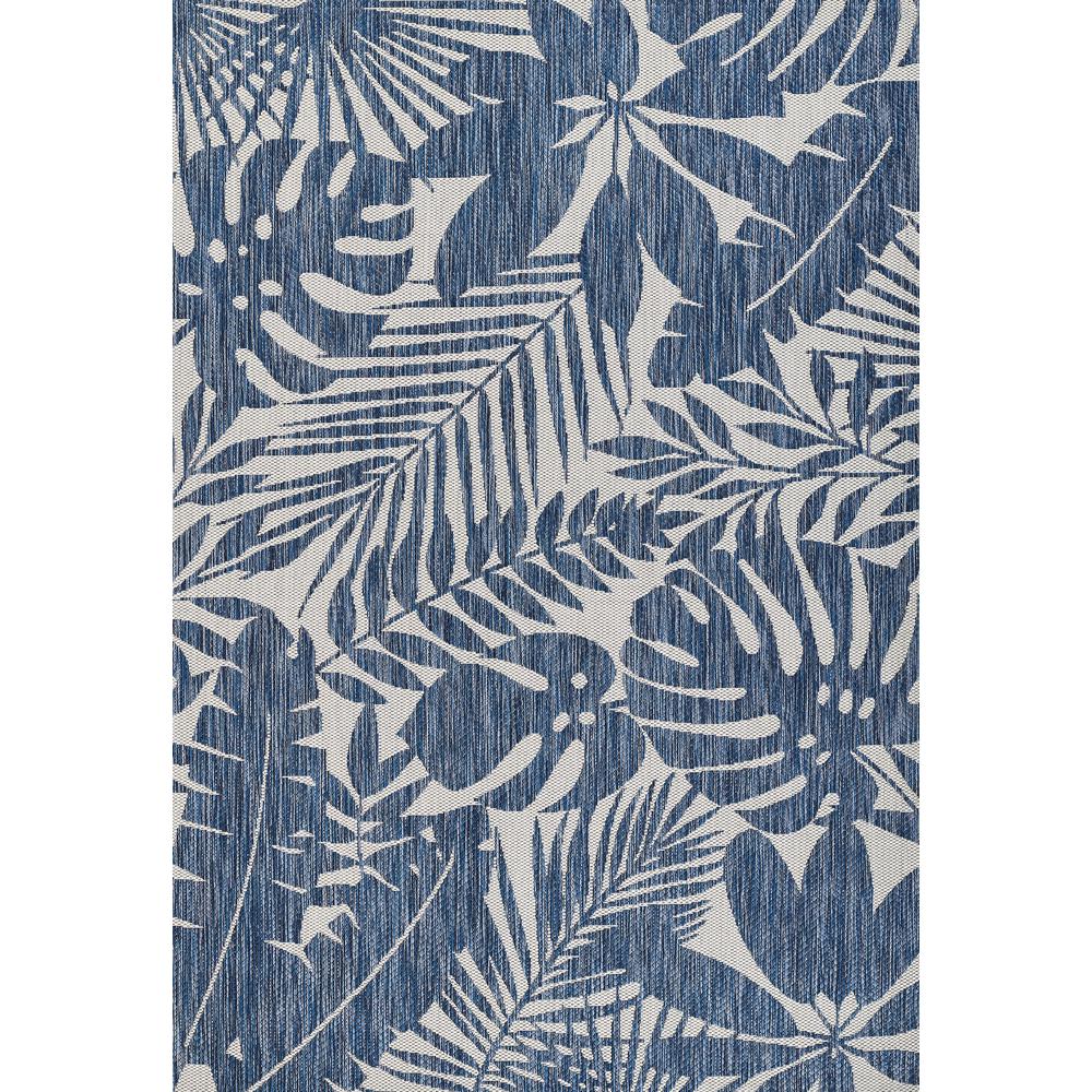 Transitional Rectangle Area Rug, Blue, 3'3" X 5'