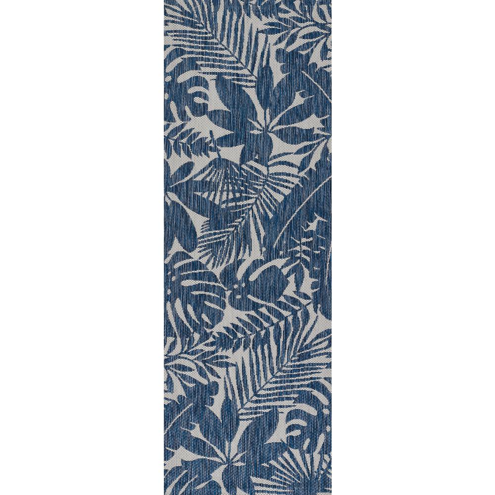 Transitional Rectangle Area Rug, Blue, 3'3" X 5'