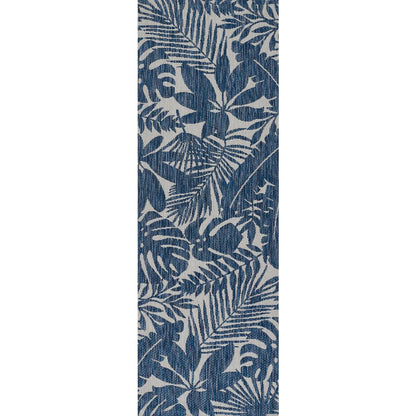 Transitional Rectangle Area Rug, Blue, 3'3" X 5'