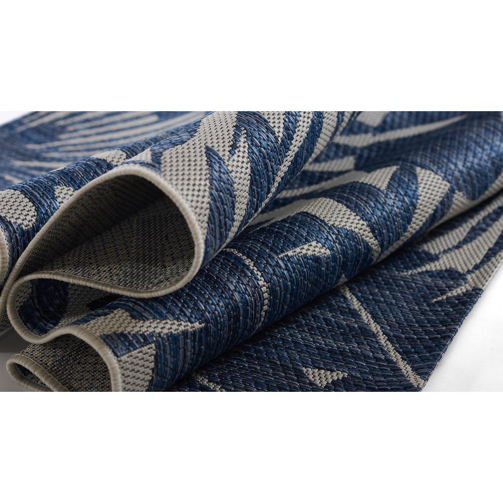 Transitional Rectangle Area Rug, Blue, 3'3" X 5'
