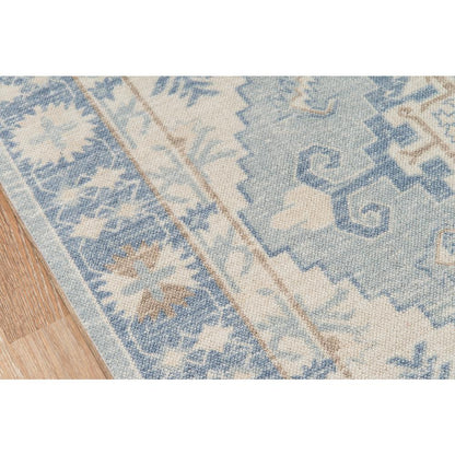 Traditional Rectangle Area Rug, Blue, 7'9" X 9'10"
