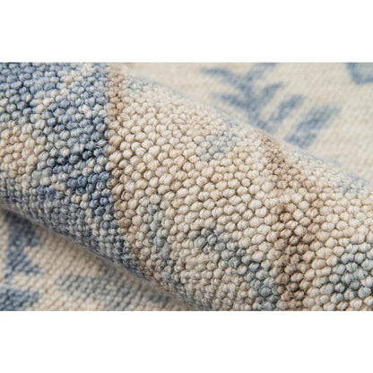 Traditional Rectangle Area Rug, Blue, 7'9" X 9'10"
