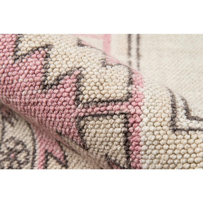 Traditional Rectangle Area Rug, Pink, 7'9" X 9'10"