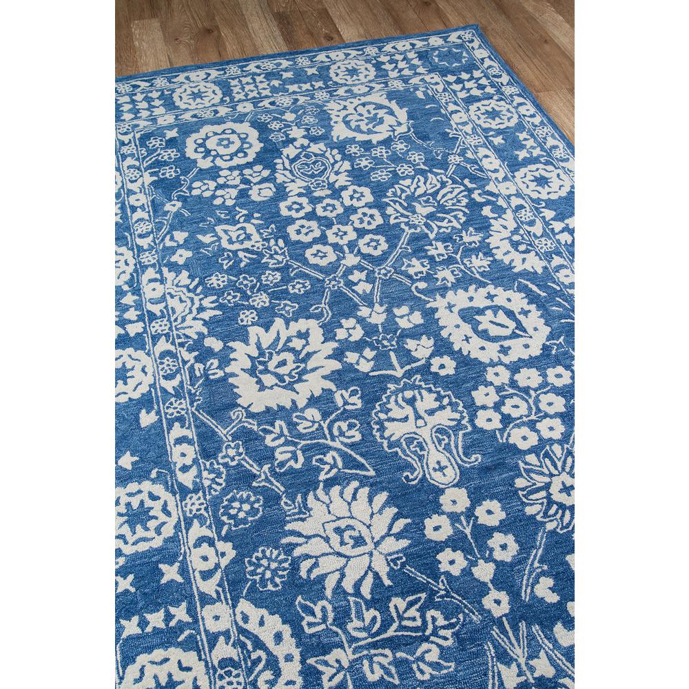 Traditional Rectangle Area Rug, Blue, 8' X 11'