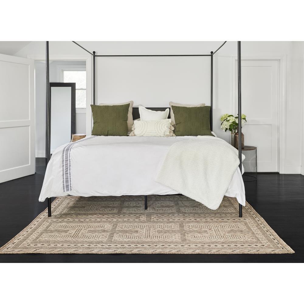 Transitional Rectangle Area Rug, Natural, 9' X 12'