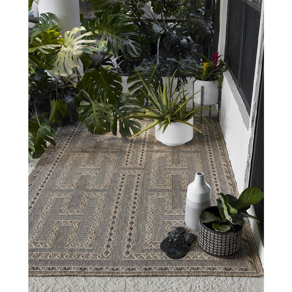 Transitional Rectangle Area Rug, Natural, 9' X 12'