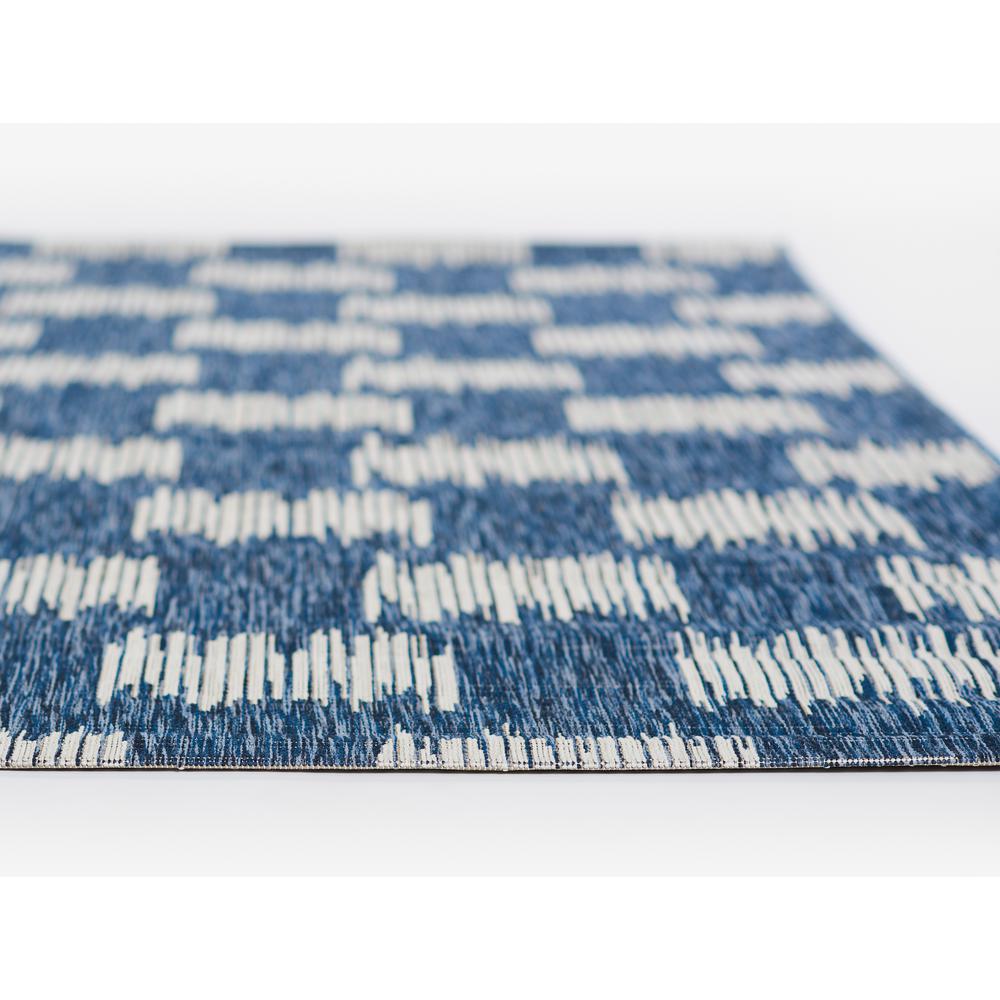 Transitional Rectangle Area Rug, Blue, 7'10" X 10'10"