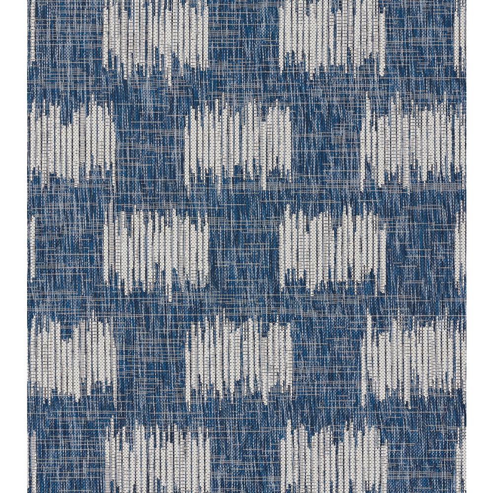 Transitional Rectangle Area Rug, Blue, 7'10" X 10'10"