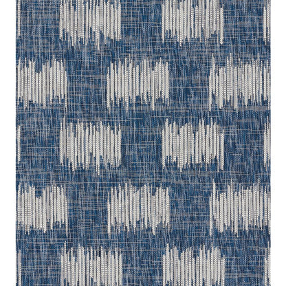 Transitional Rectangle Area Rug, Blue, 7'10" X 10'10"