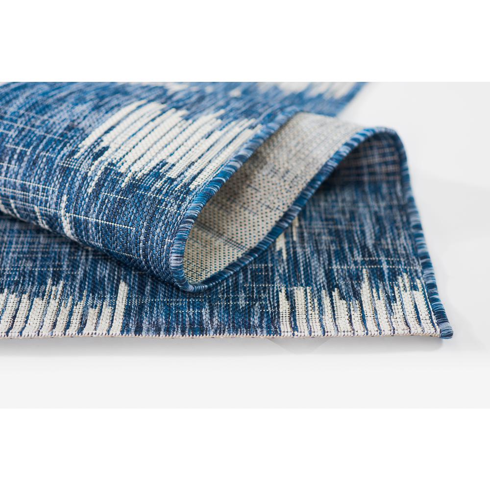 Transitional Rectangle Area Rug, Blue, 7'10" X 10'10"