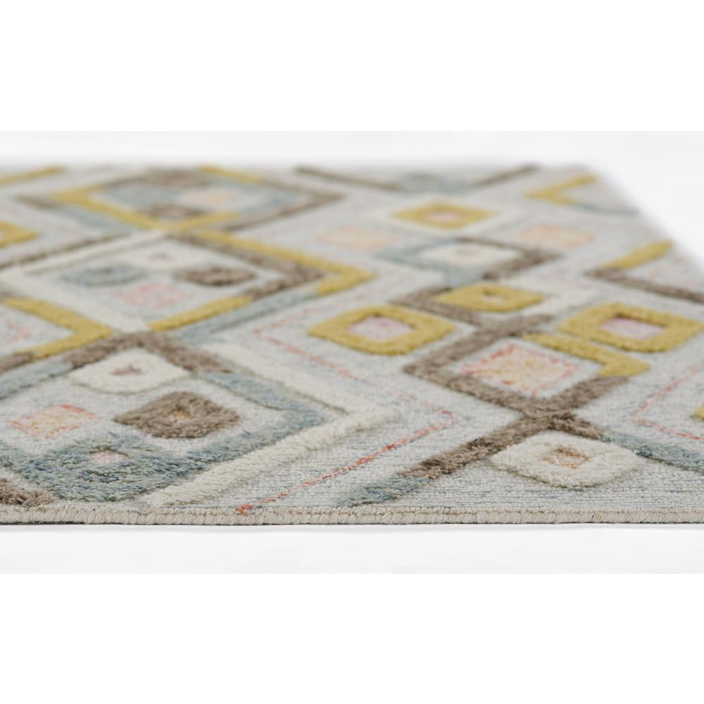 Contemporary Rectangle Area Rug, Multi, 4' X 6'