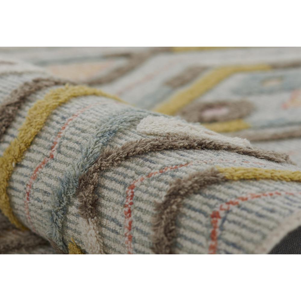 Contemporary Rectangle Area Rug, Multi, 4' X 6'