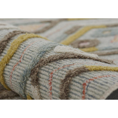 Contemporary Rectangle Area Rug, Multi, 4' X 6'