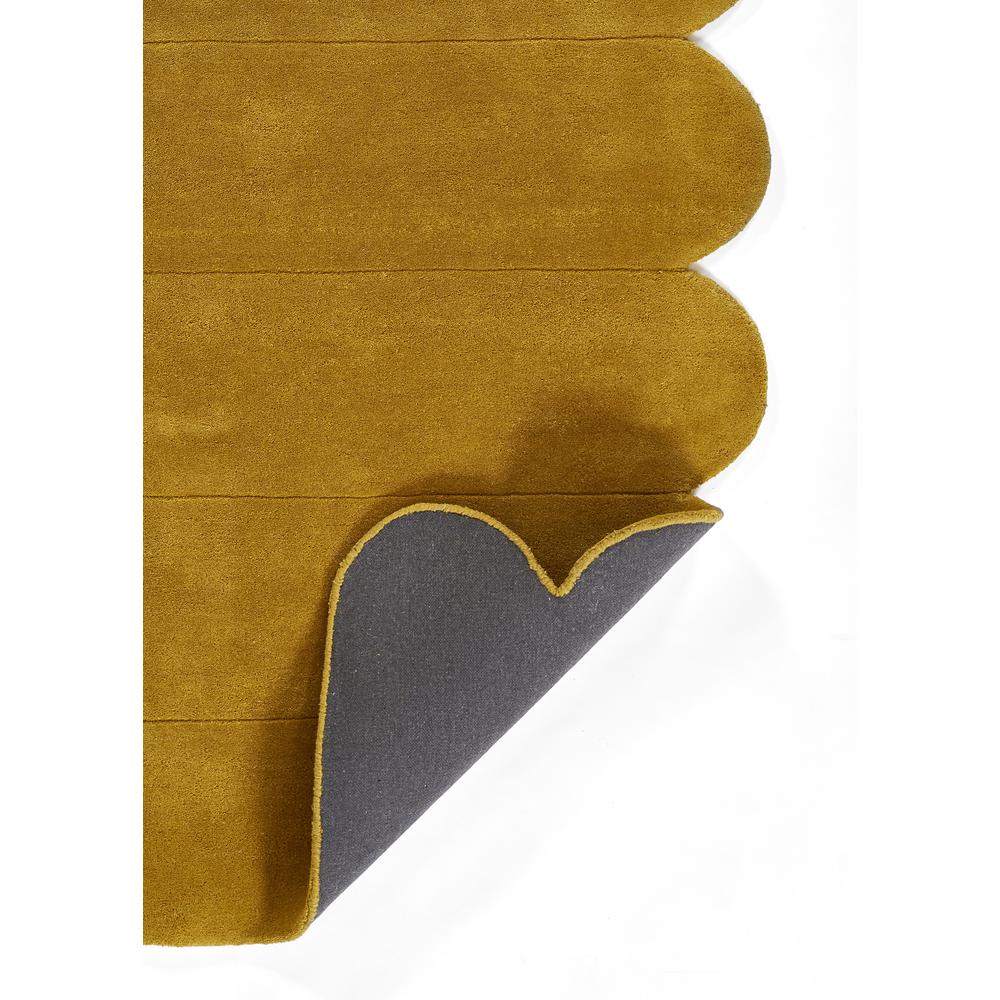 Contemporary Runner Area Rug, Tumeric, 2'6" X 8' Runner