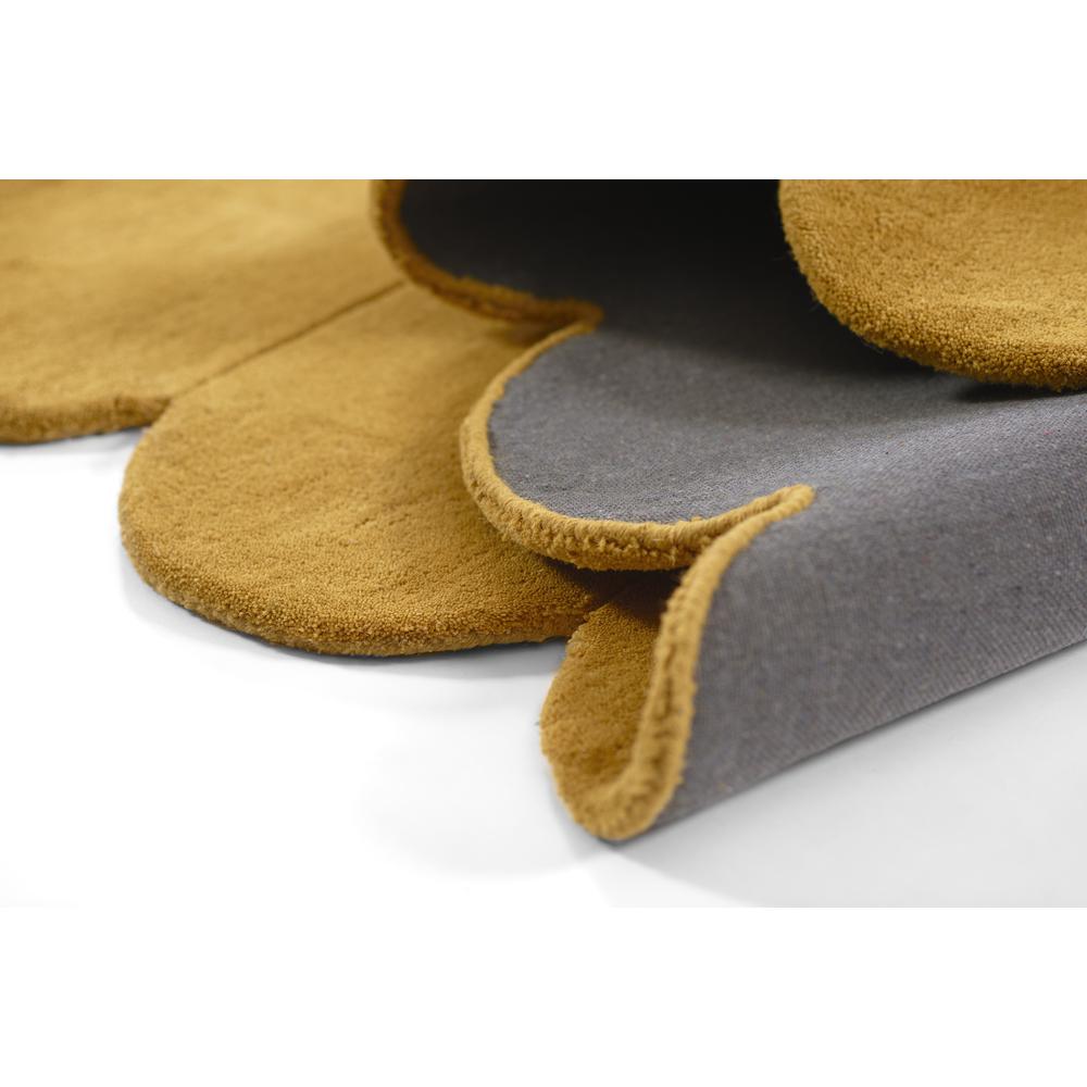 Contemporary Runner Area Rug, Tumeric, 2'6" X 8' Runner