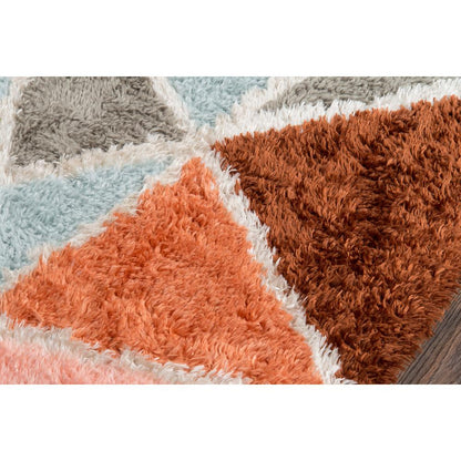 Modern Rectangle Area Rug, Multi, 2' X 3'