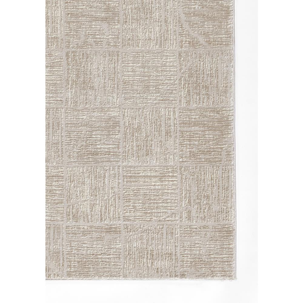 Contemporary Runner Area Rug, Beige, 2'3" X 8' Runner