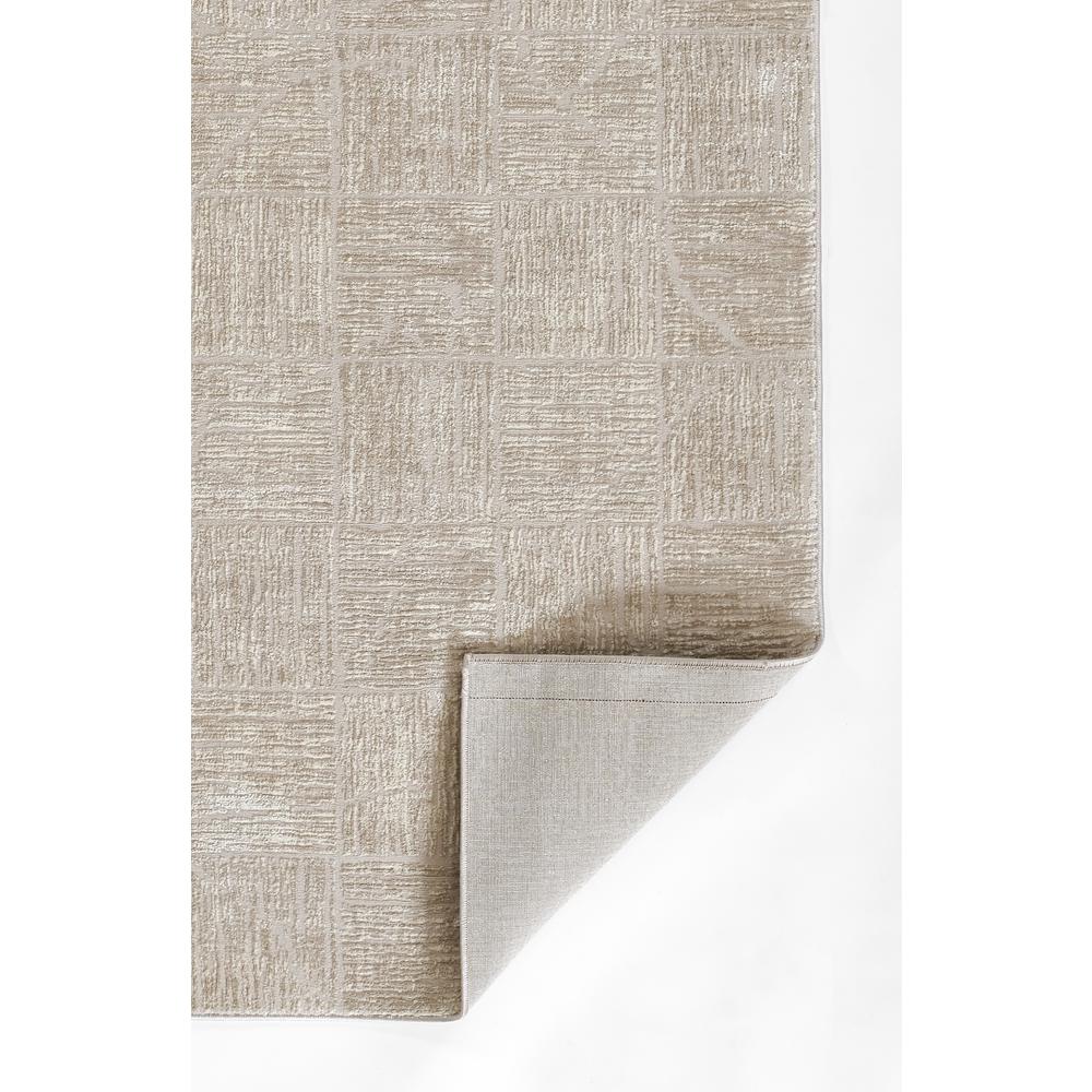 Contemporary Runner Area Rug, Beige, 2'3" X 8' Runner