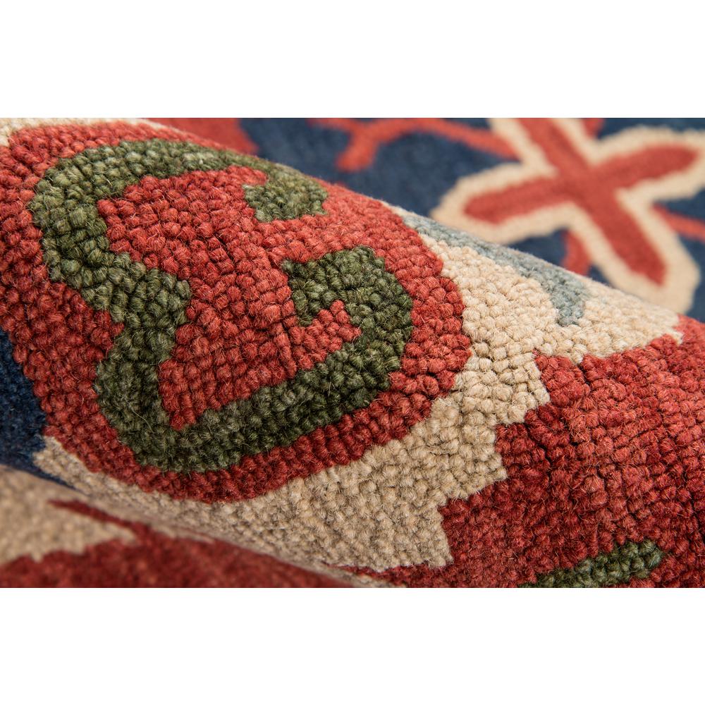 Traditional Rectangle Area Rug, Red, 2' X 3'