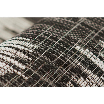 Transitional Rectangle Area Rug, Charcoal, 2' X 3'