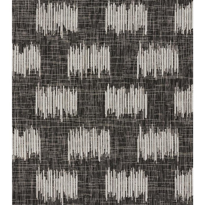 Transitional Rectangle Area Rug, Charcoal, 2' X 3'