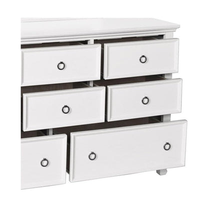 Furniture Tamarack Solid Wood 8-Drawer Dresser in White