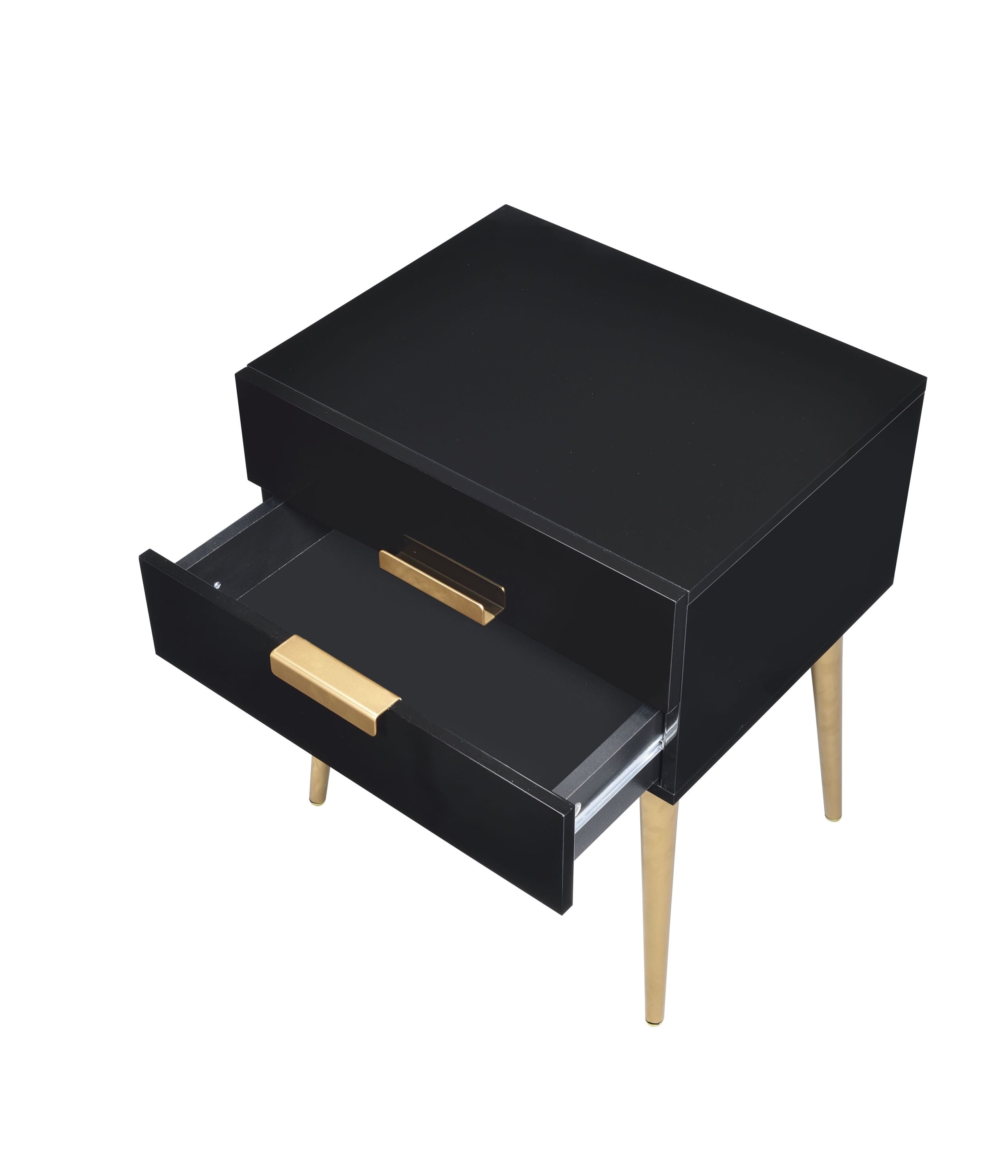 ACME Denvor Night Table in Black & Gold 84495