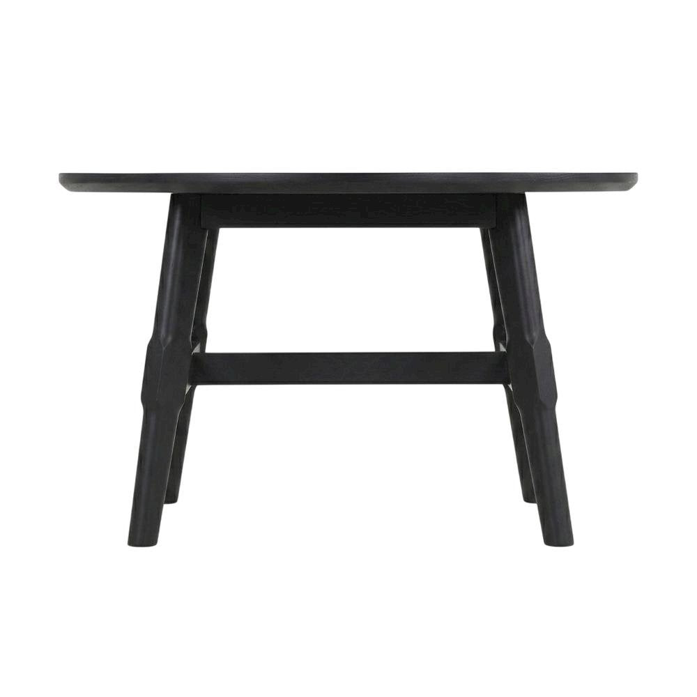 Modern Black Coffee Table with Wooden Finish and Sturdy Design