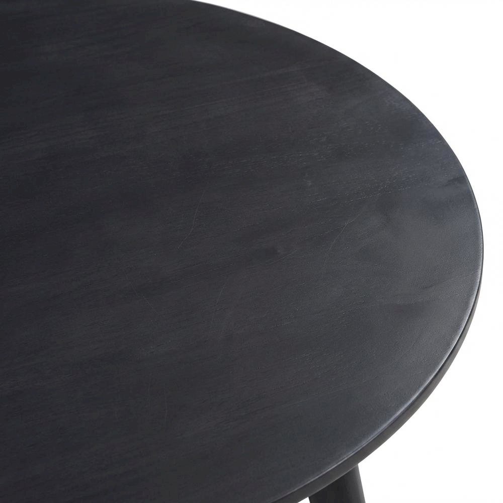Modern Black Coffee Table with Wooden Finish and Sturdy Design
