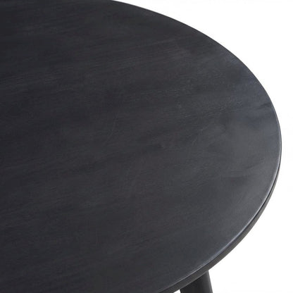 Modern Black Coffee Table with Wooden Finish and Sturdy Design