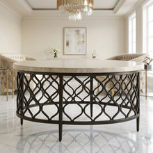 Black Vintage Style Cocktail Table with Sturdy Wooden Construction