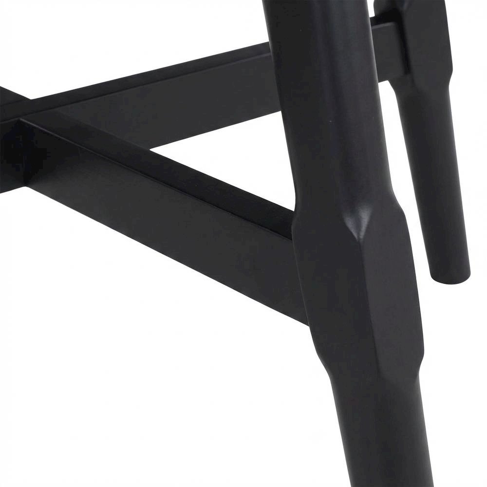 Modern Black Coffee Table with Wooden Finish and Sturdy Design