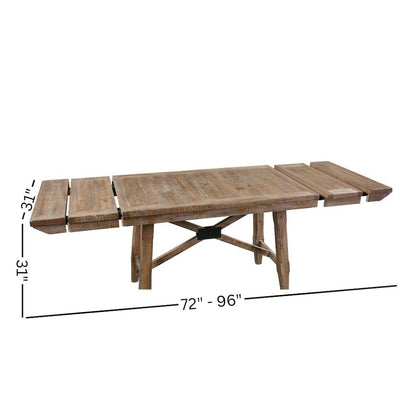 Rectangular Dining Table Set for 6 with 4 Chairs and Bench for Dining Use