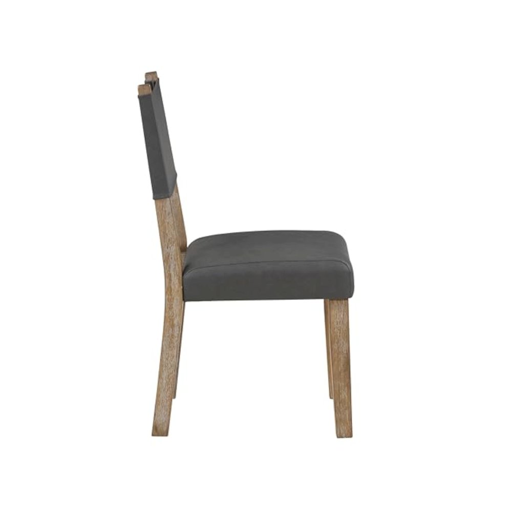 Aubrey Side Chair, Waxed Driftwood finish with