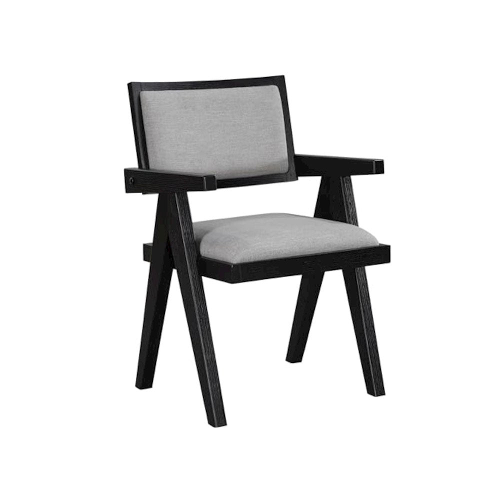 Magnolia Black Arm Chair