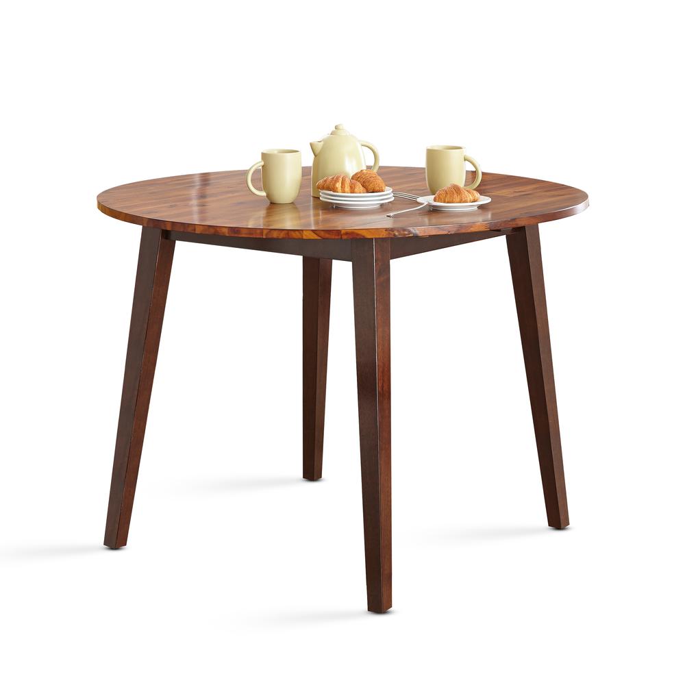 5 Pc Dining Set, Tone on tone cordovan cherry finish